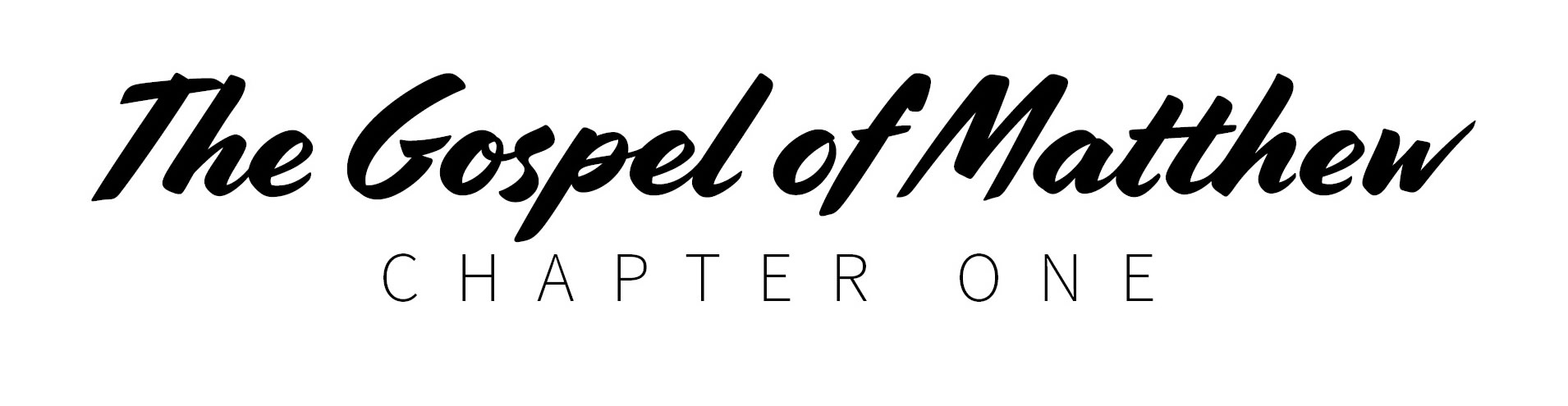 gospel of matthew logo
