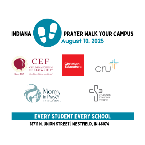 Indiana Prayer Walk Youe Campus Day Logos